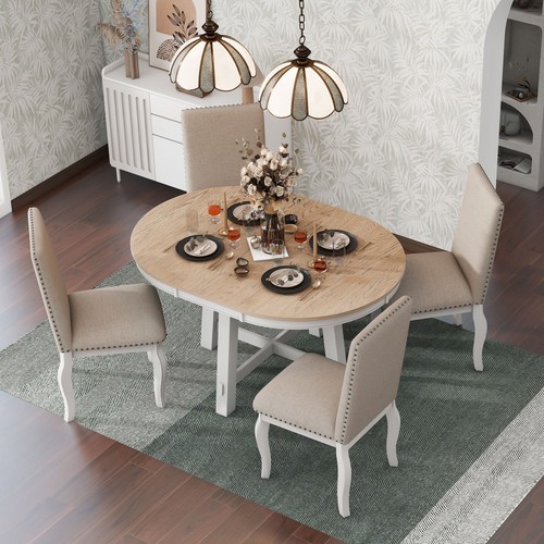 Piece farmhouse dining table - farmhouse,